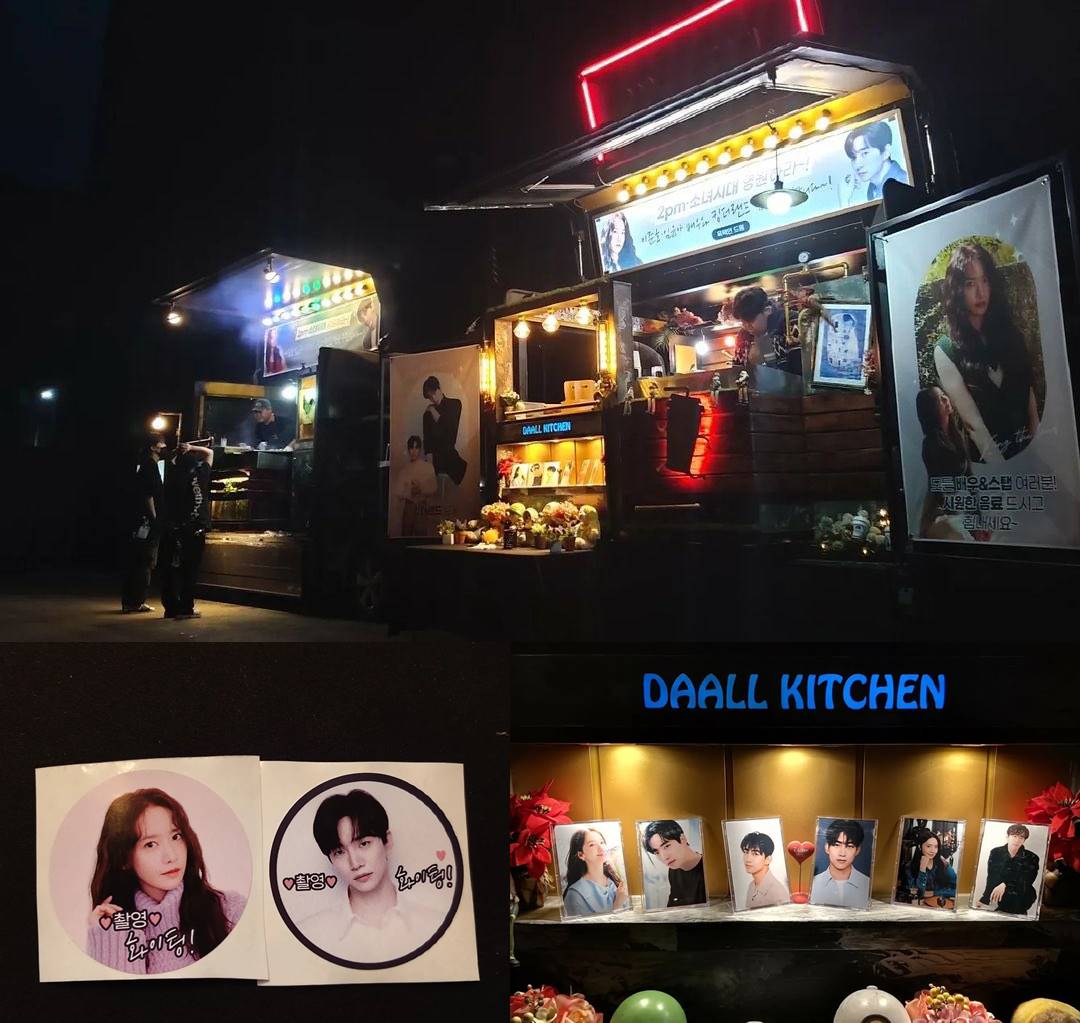 Taecyeon 2PM mengirimkan truk makanan untuk YoonA SNSD dan Lee Jun Ho