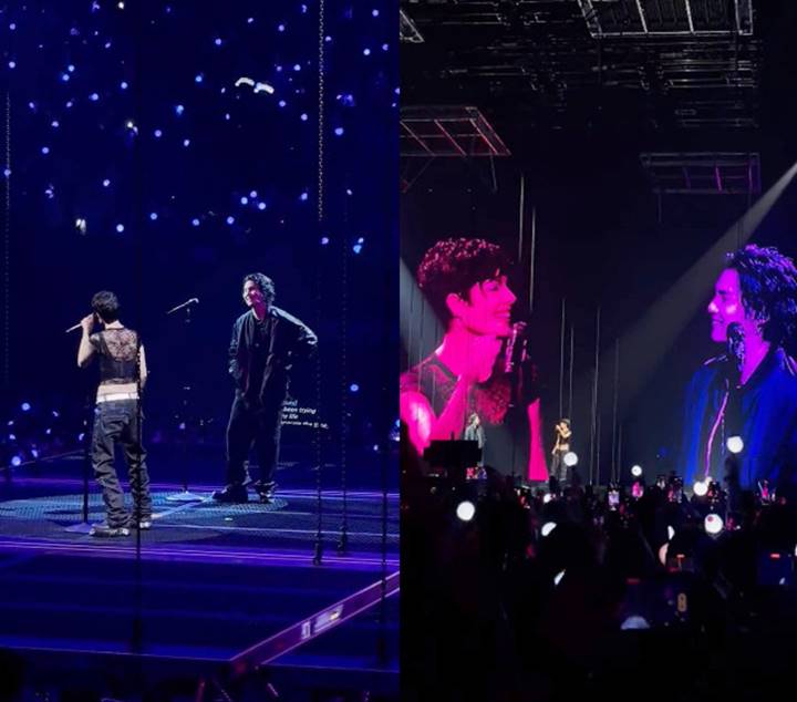 Tamu Kejutan, Suga BTS Peluk Halsey Saat Manggung Bareng di Konser LA