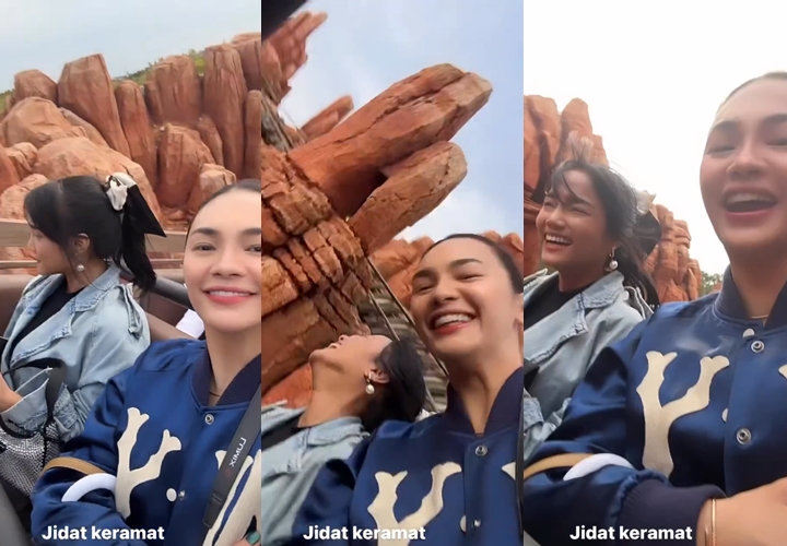 Keseruan Naik Roller Coaster