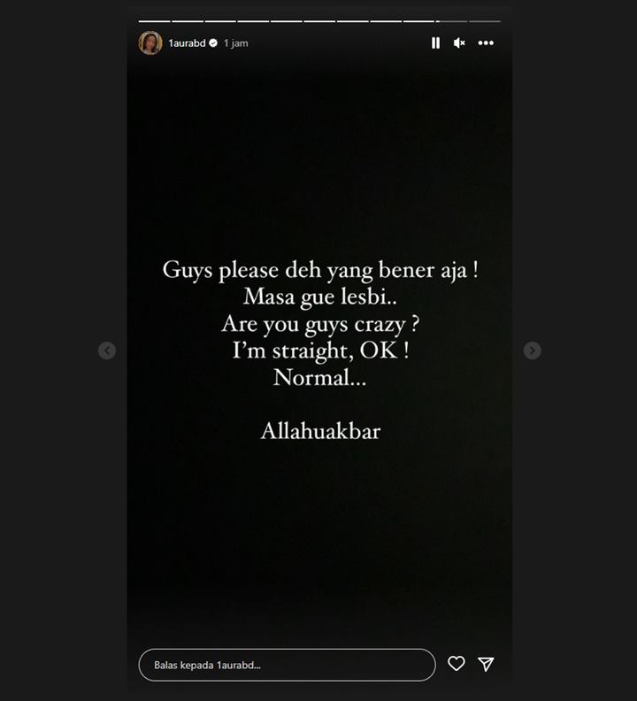 Putri Nikita Mirzani Berang Dituduh Suka Sesama Jenis, Loly: Allahu Akbar