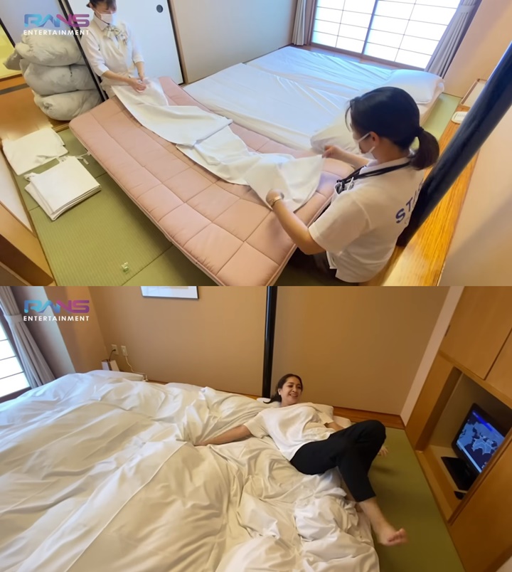 Nagita Slavina Girang Perdana Rasakan Sensasi Tidur Ala Doraemon di Jepang