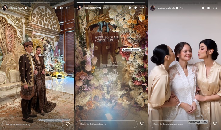 Enzy Storia Buat Syok Umumkan Pernikahan, Geng Blekpunk Memesona Jadi Bridesmaid