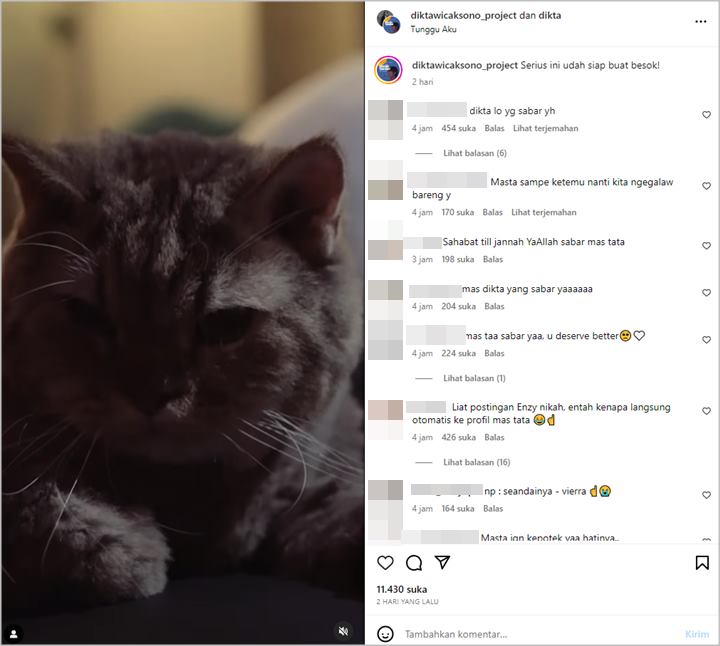 Enzy Storia Tiba-tiba Resmi Menikah, Dikta Ikut Diserbu Hingga Trending
