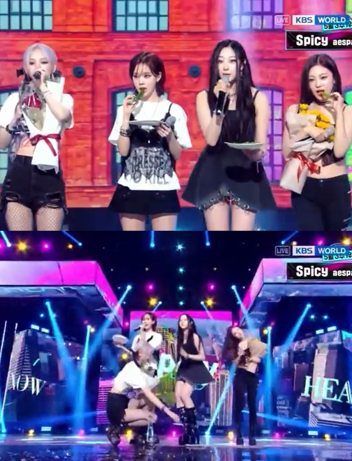 aespa Makan Cabai di Encore \'Music Bank\', Suara Tetap Slay Meski Kepedasan