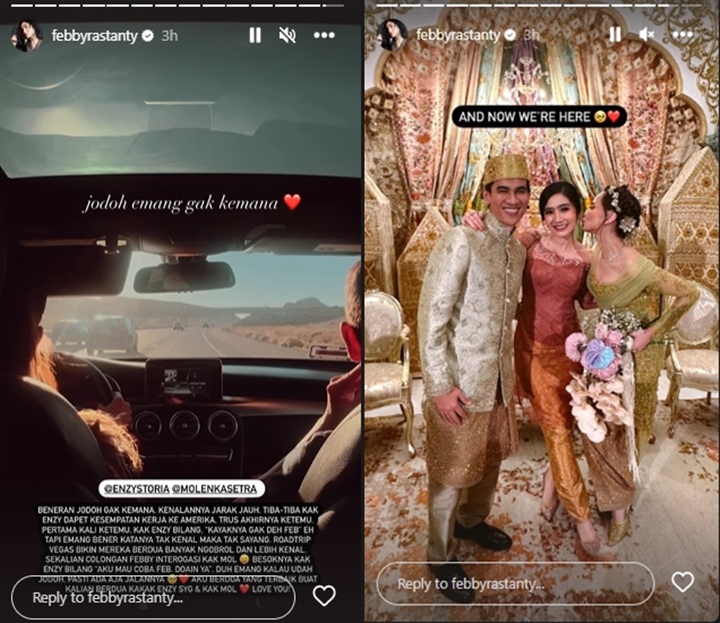 Kini Menikah, Enzy Storia Sempat Enggan Jalin Hubungan Dengan Molen Kasetra