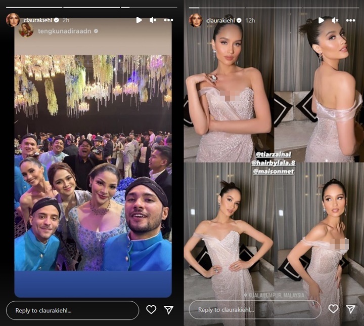 Gaun Terbuka Cinta Laura Saat Temani Arya Vasco Kondangan Bikin Salfok