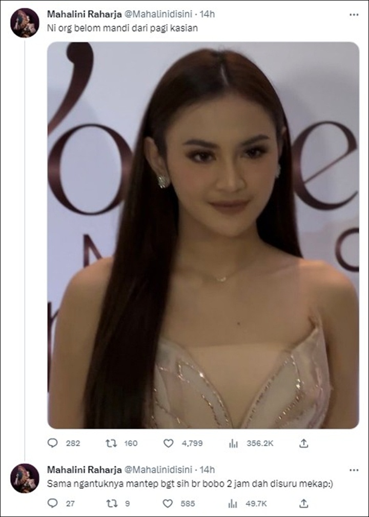 Mahalini Raih Penghargaan Indonesia’s Beautiful Women 2023, Malah Ngaku Belum Mandi Dari Pagi