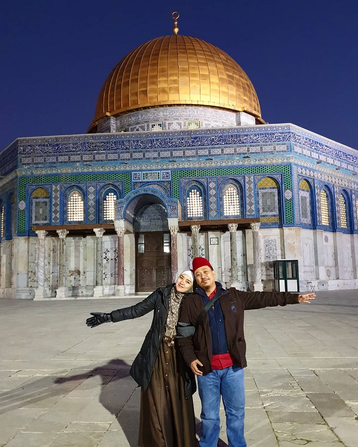 Keceriaan Kunjungi Kubah Shakhrah, Yerusalem 