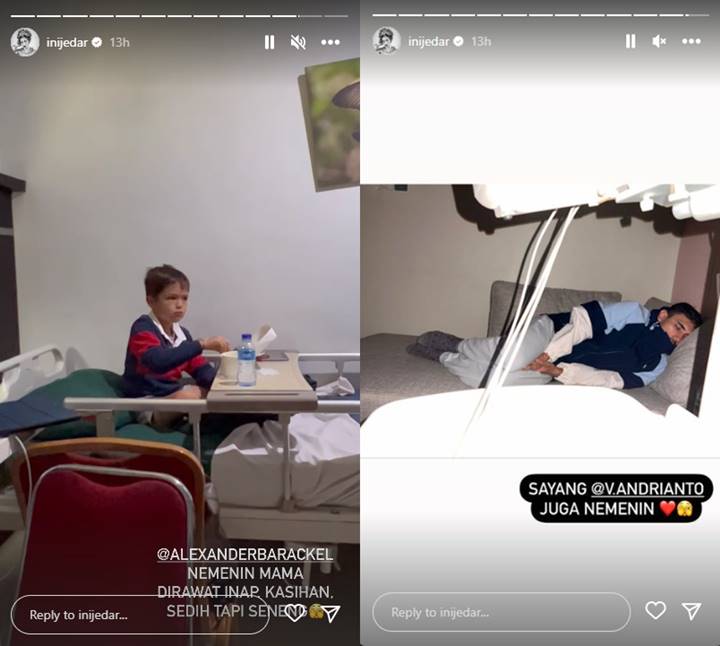 Temani Jessica Iskandar Rawat Inap di RS, Ekspresi Sedih El Barack Jadi Sorotan