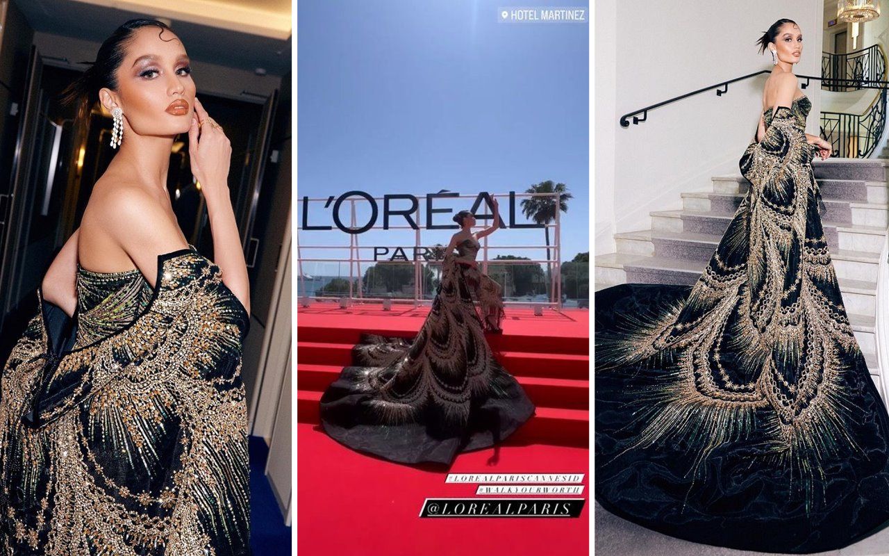 8 Potret Glamor Cinta Laura Hadiri Festival Film Cannes, Vibe Ala Bintang Hollywood