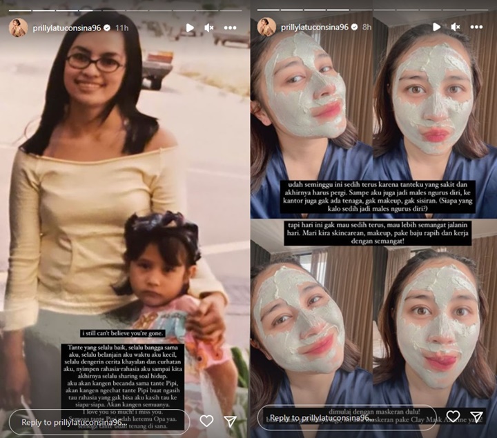 Lagi Berduka, Penampilan Prilly Latuconsina Berantakan Usai Sang Tante Meninggal Dunia
