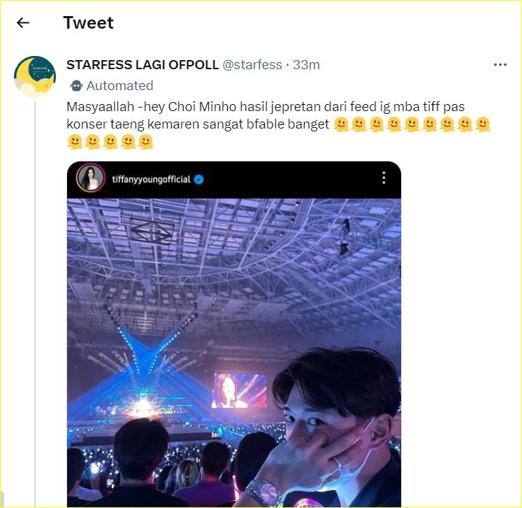 potret Choi Minho SHINee diabadikan Tiffany Young SNSD