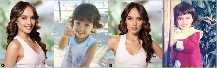 Cinta Laura Bagikan 2 Foto Masa Kecil dan Sekarang, Perbandingannya Bikin Kagum