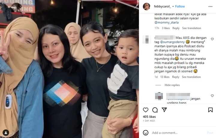 Denny Sumargo Komentari Kakak Virgoun yang Sempat Tag Namanya di Instagram