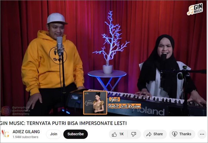 Impersonate Lesti Kejora, Putri Ariani Blak-blakan Soal Sifat Aslinya