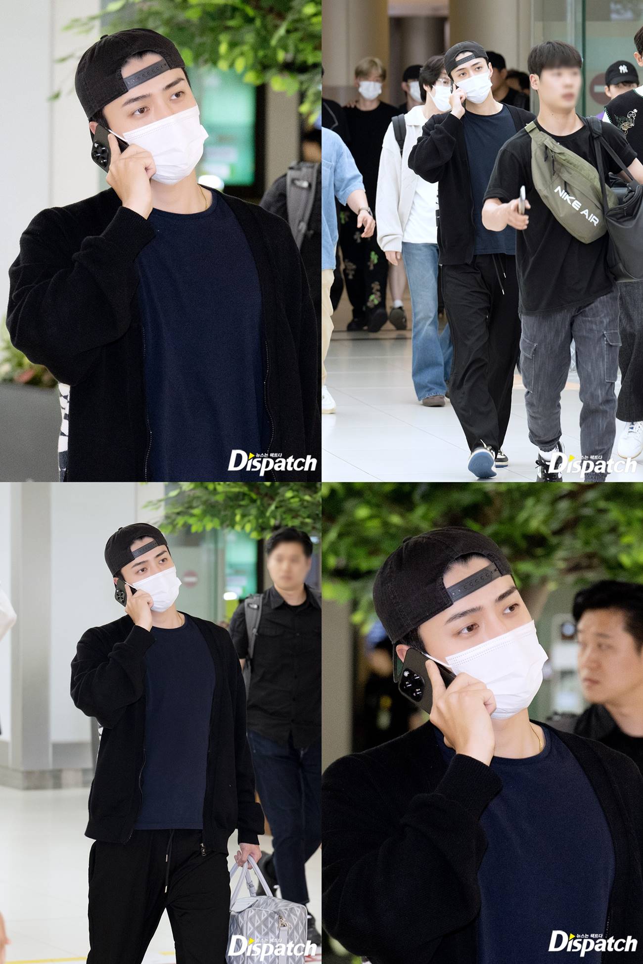 penampilan Sehun EXO di bandara