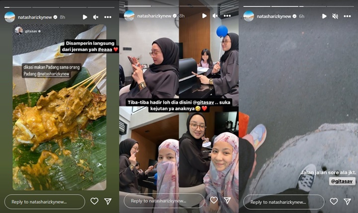 Ternyata Bestie, Natasha Rizki Kaget Gita Savitri Tiba-tiba Datangi Rumahnya