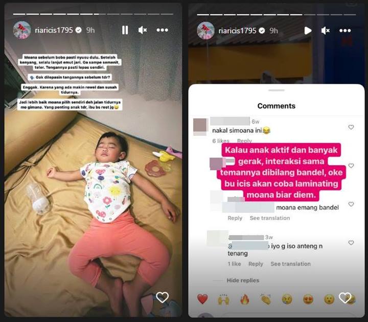 Ria Ricis Skakmat Netizen Usai Moana yang Aktif Berinteraksi Malah Dilabeli Bandel