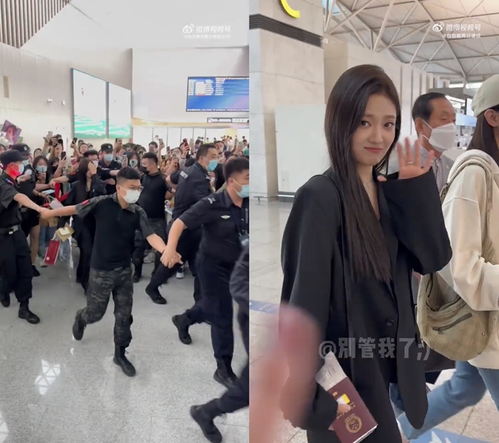 Ningning aespa Digeruduk Fans di Bandara, Sikap Pengawal Disorot