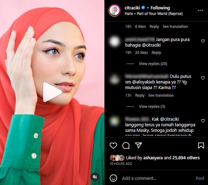 Rezky Aditya Sah Ayah Biologis Putri Wenny Ariani, Citra Kirana Pura-Pura Bahagia?