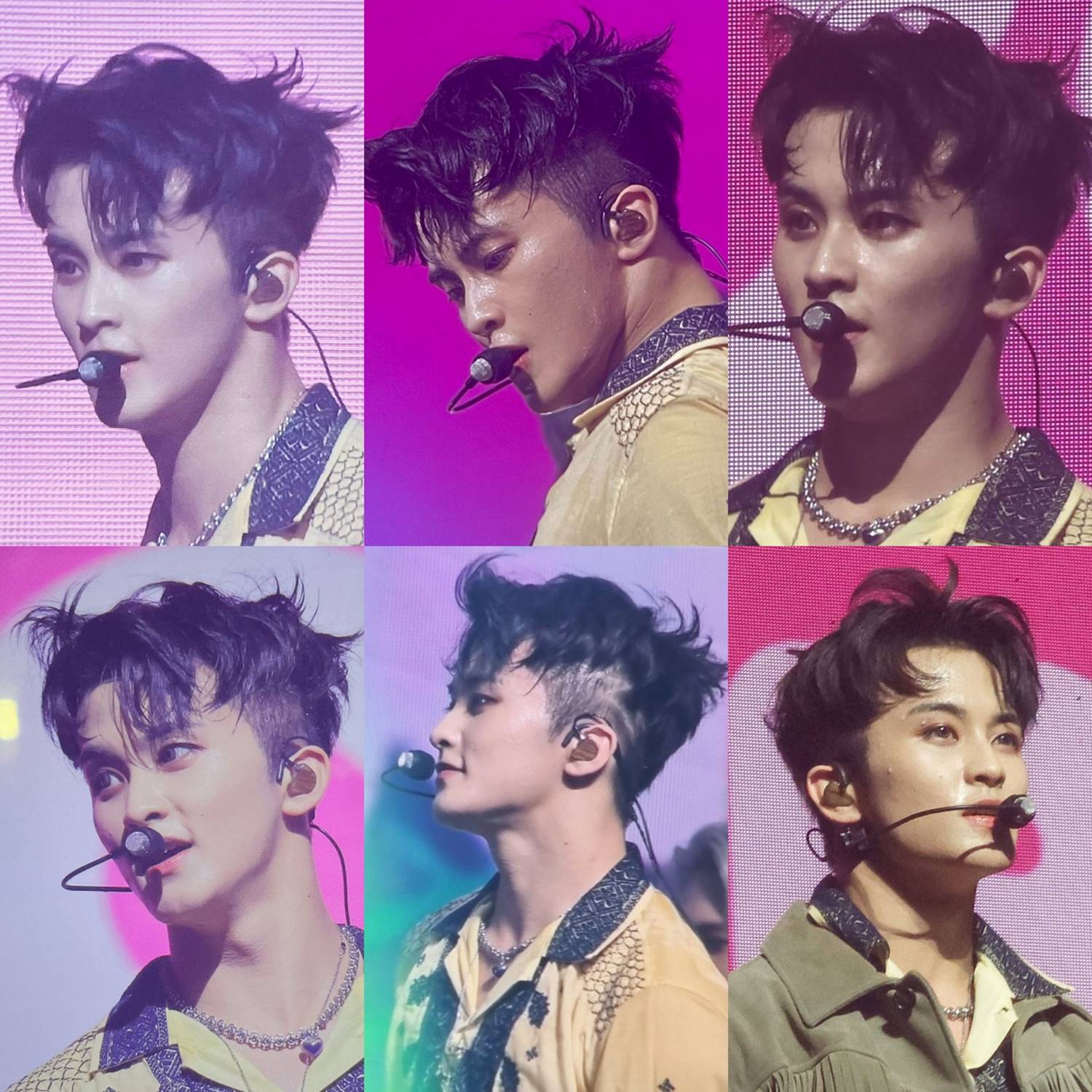 Mark Lee NCT tampil dengan undercut haircut