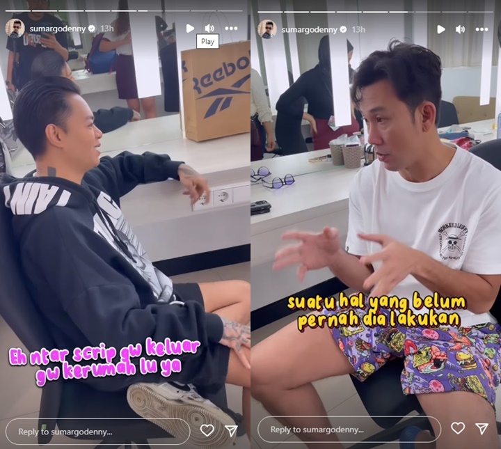 Excited Bakal Main Film, Reza Arap Dapat Suntikan Semangat dari Denny Sumargo
