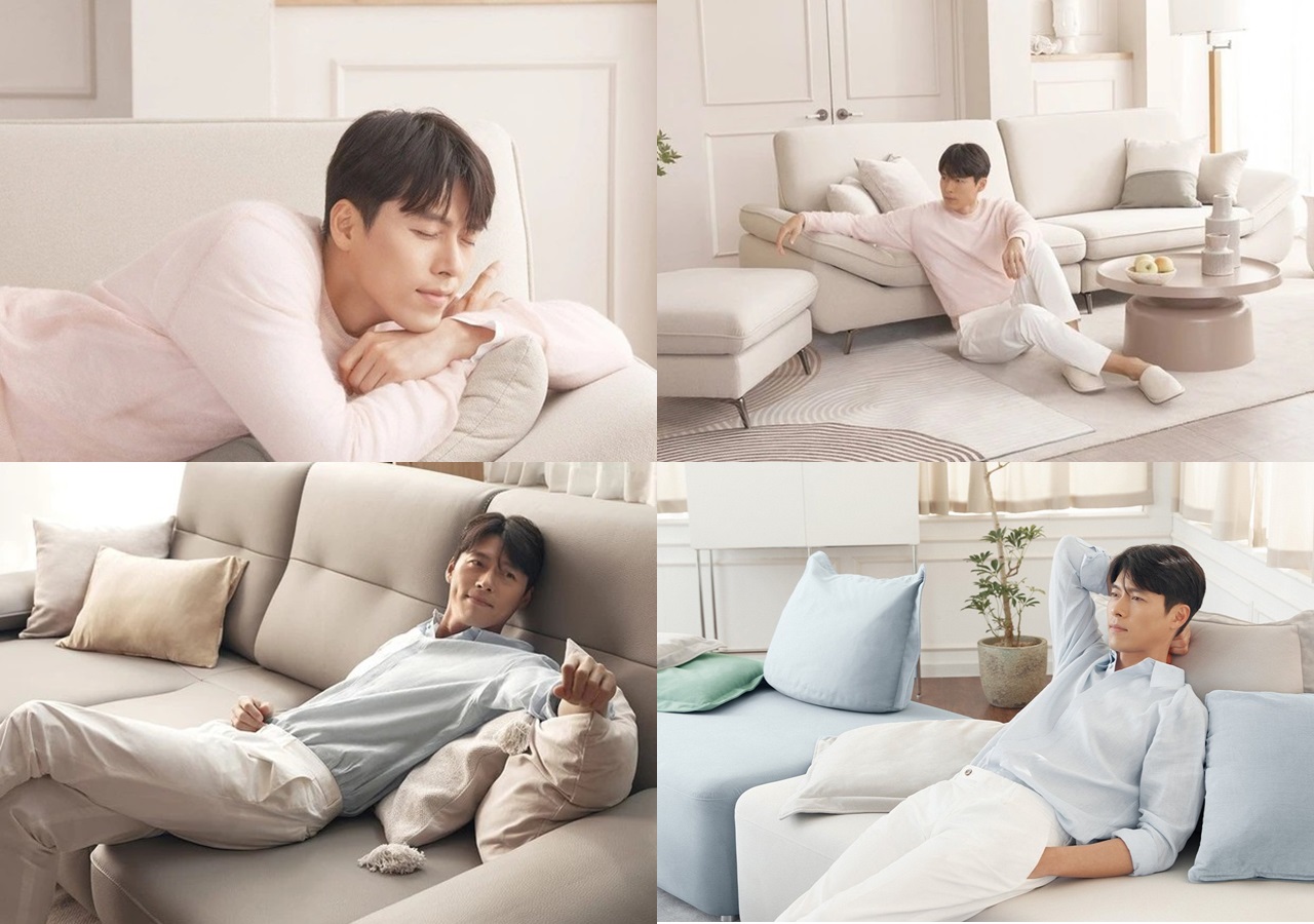 Hyun Bin Bikin Fans Ikut Pengen Rebahan Tampilkan Visual Memikat Di Iklan Produk Sofa