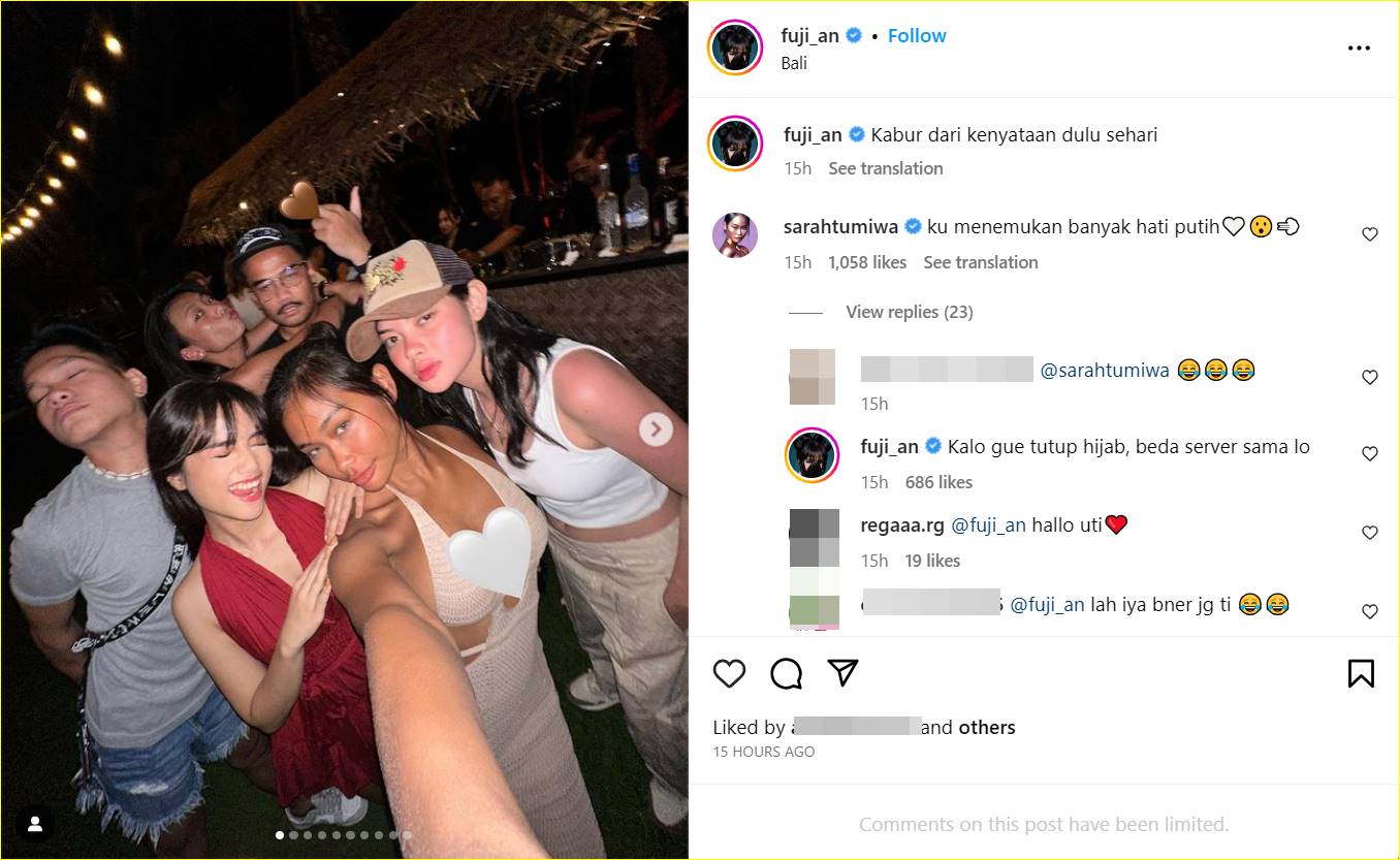 interaksi Fuji An dan Sarah Tumiwa