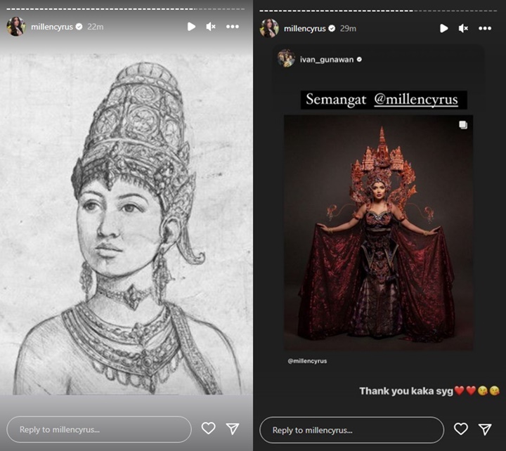Kostum Unik Millen Cyrus di Miss International Queen Representasikan Sosok Raja Majapahit
