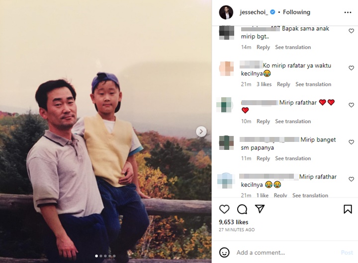 Jesse Choi Suami Maudy Ayunda Rayakan Hari Ayah, Foto Masa Kecil Disebut Mirip Rafathar