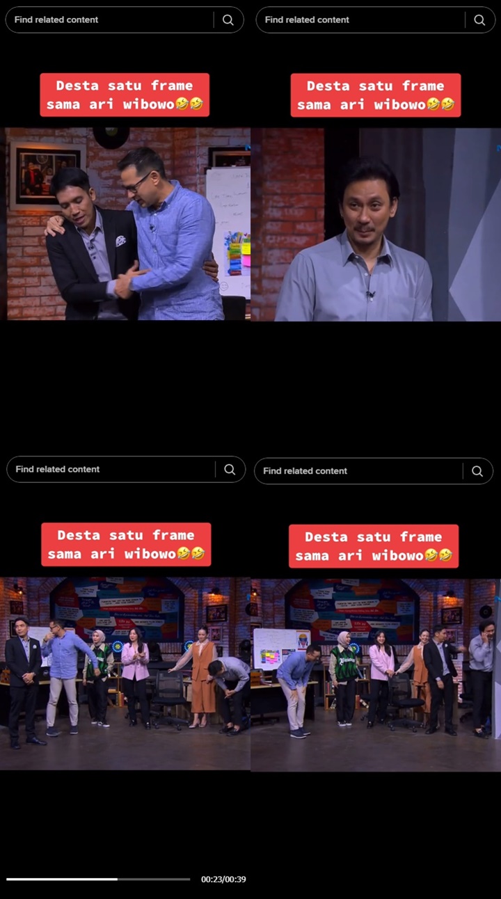 Desta dan Ari Wibowo Satu Frame, Gelagat Vincent Rompies Jadi Perbincangan