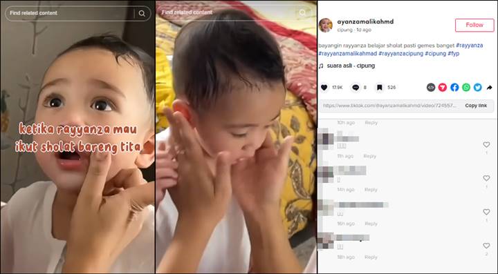 Rayyanza Minta Salat Bareng Nenek, Putri Anne Rayakan Ulang Tahun Sendirian-Topik Pagi