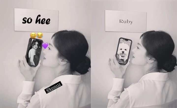 Han So Hee Ngakak Potret Seksinya Diedit di Ponsel Song Hye Kyo