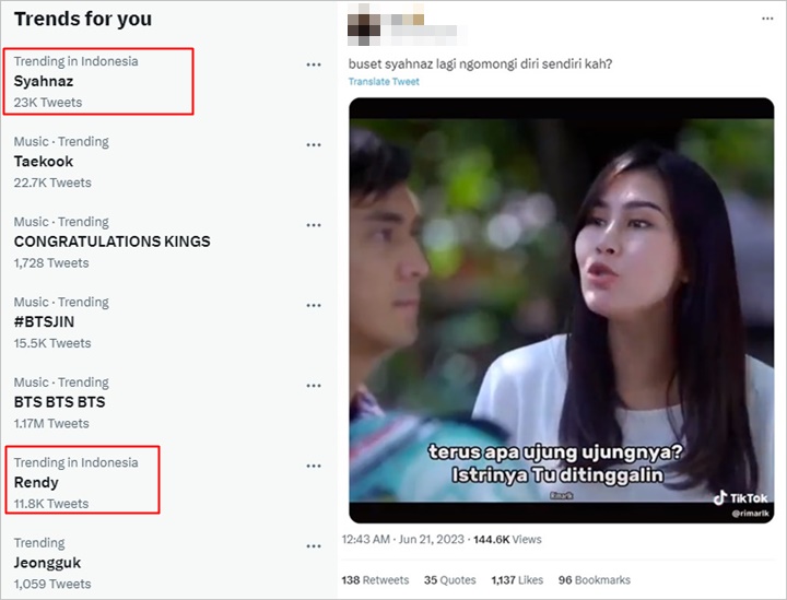 Syahnaz Sadiqah dan Rendy Kjaernett Trending Usai Dituding Selingkuh