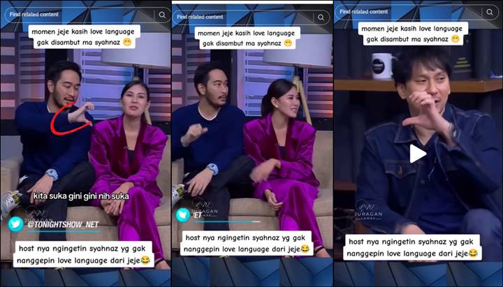 Syahnaz Sadiqah Tak Balas Love Sign Jeje, Wenny Ariani Soroti Klarifikasi Rezky Aditya-Topik Pagi