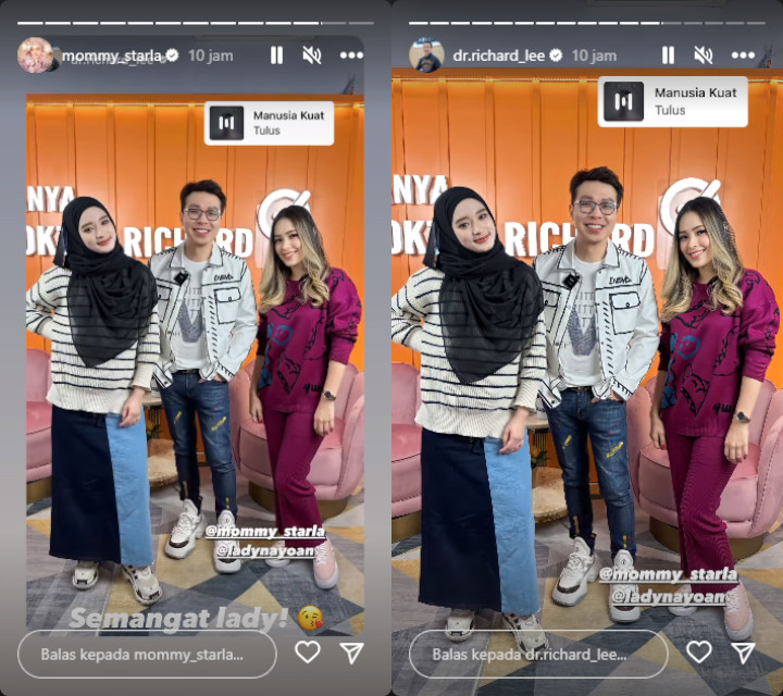 Inara Rusli Semangati Istri Rendy Kjaernett