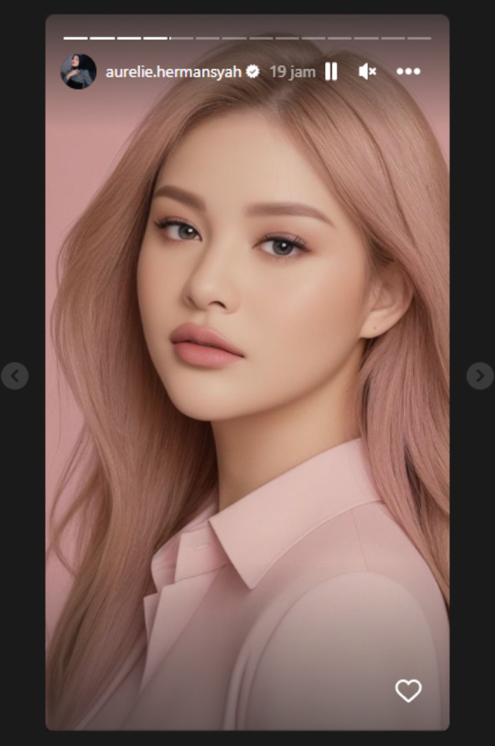 Ikut Tren AI, Aurel Hermansyah Versi Eonni Korea Bagaikan Barbie
