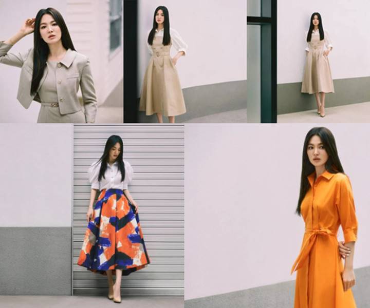 Song Hye Kyo Balik ke Tampilan Rambut Panjang Klasik di Iklan Terbarunya