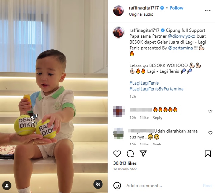 Dijuluki Bayi Cenayang, Prediksi Rayyanza Soal Pemenang \'Lagi Lagi Tenis\' Mengejutkan