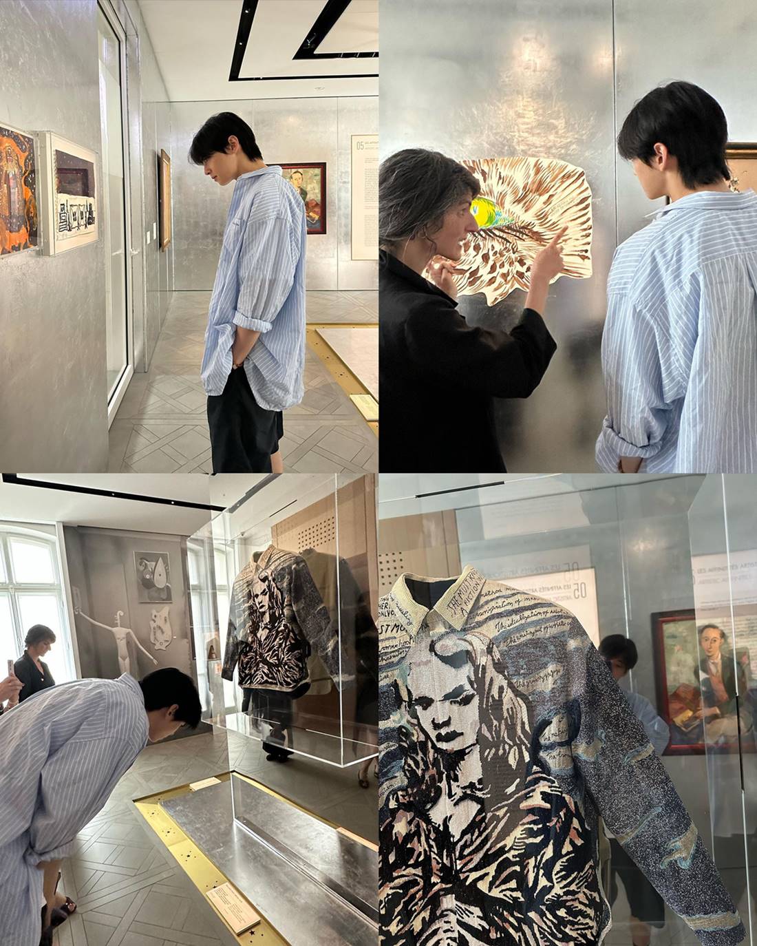 Cha Eun Woo post di museum Dior