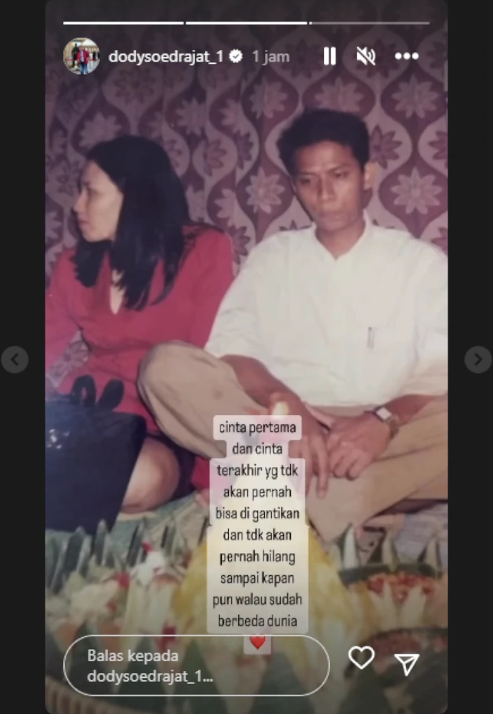 Dody Sudrajat Bagikan Foto Cantik Mendiang Ibunda Vanessa Angel, Sebut Cinta Pertama dan Terakhir