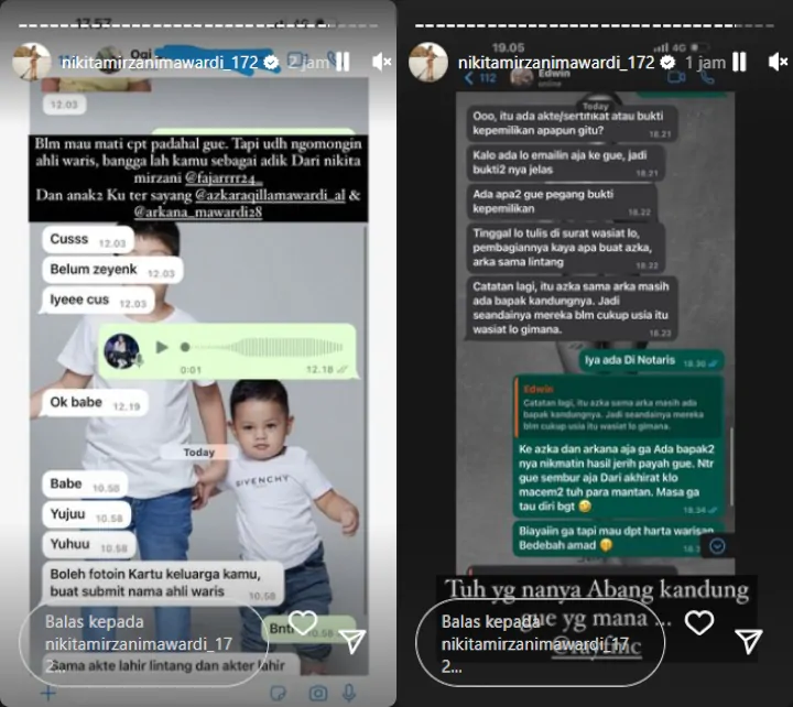 Nikita Mirzani Mulai Urus Pembagian Warisan, Nama Lolly Sang Putri Tak Disebut