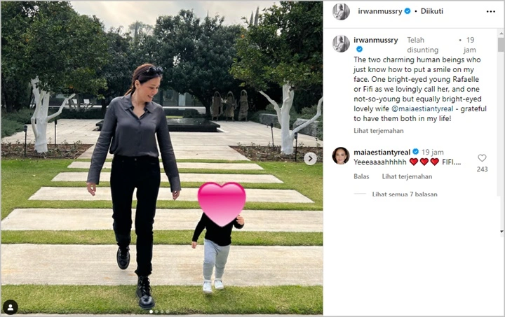 Irwan Mussry Pajang Foto-foto Maia Estianty Bareng Bocah Bule Cantik, Ungkapannya Tuai Sorotan