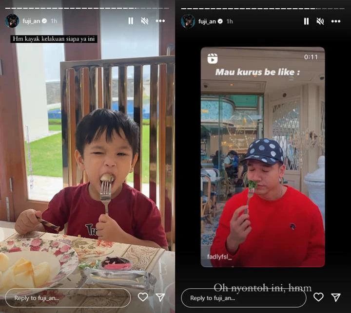 Fuji An Heran Lihat Kelakuan Gala Sky Saat Makan, Ternyata Plek Ketiplek Fadly Faisal