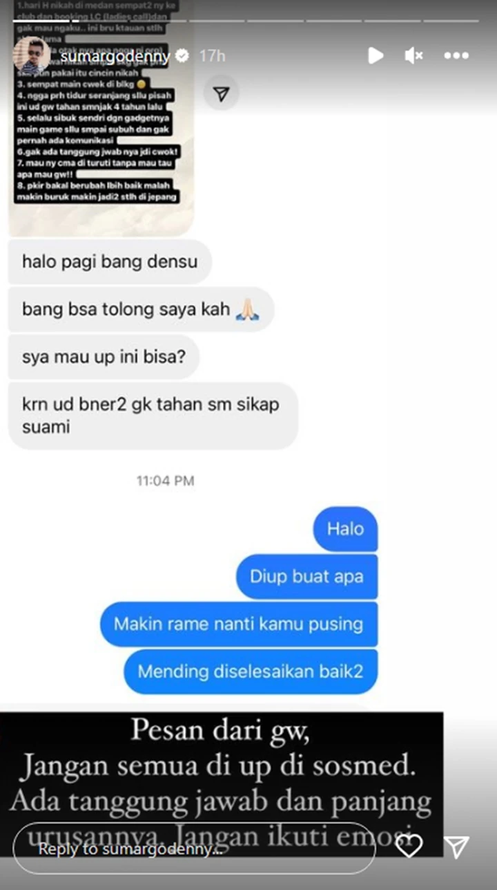 Denny Sumargo Jawab Telak Saat Diminta Umbar Aib Orang ke Media Sosial