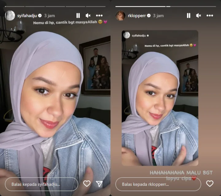 Rebecca Klopper Malu Usai Foto Berhijabnya Dipuji Syifa Hadju Rebecca Klopper Malu Usai Foto Berhijabnya Dipuji Syifa Hadju Rebecca Klopper Malu Usai Foto Berhijabnya Dipuji Syifa Hadju