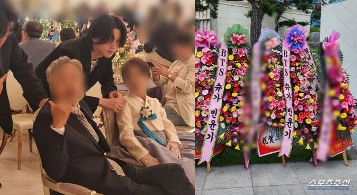 Suga BTS Dipukpuk Ibunda, Interaksi dengan Ortu di Nikahan Kakak Curi Perhatian