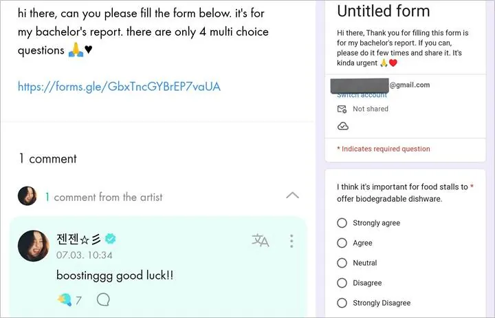 Momen Langka, Huh Yunjin LE SSERAFIM Bantu Fans Selesaikan Skripsi
