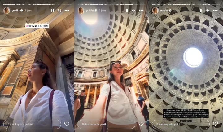 Jalan-Jalan Sendiri ke Roma, Yuki Kato Sempat Dikira Penipu Oleh Turis Lain
