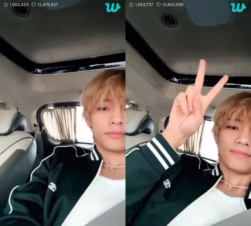 V BTS menyapa Army di Weverse